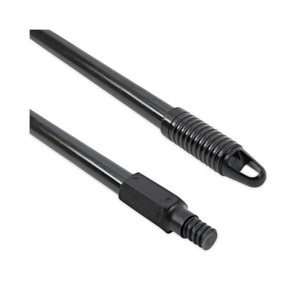 Boardwalk® Fiberglass Broom Handle, Nylon Plastic Threaded End, Black (BWK636)