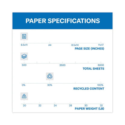 Hammermill Colors Print Paper, 20 lb Bond Weight, 8.5 x 11, Green, 500/Ream (103366)