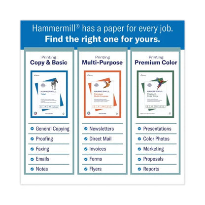 Hammermill Colors Print Paper, 20 lb Bond Weight, 8.5 x 11, Canary, 500/Ream (103341)