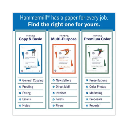 Hammermill Colors Print Paper, 20 lb Bond Weight, 8.5 x 11, Lilac, 500/Ream (102269)