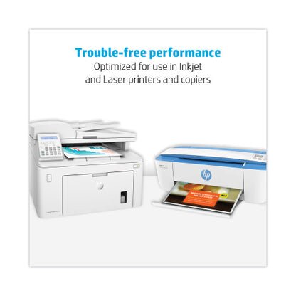 HP MultiPurpose20 Paper, 96 Bright, 20 lb Bond Weight, 8.5 x 11, White, 500 Sheets/Ream, 3 Reams/Carton (112530)