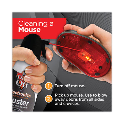 Dust-Off Disposable Compressed Air Duster, 10 oz Can (DPSXL)