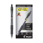 Pilot G2 Premium Gel Pen, Retractable, Bold 1 mm, Black Ink, Smoke/Black Barrel, Dozen (31256)