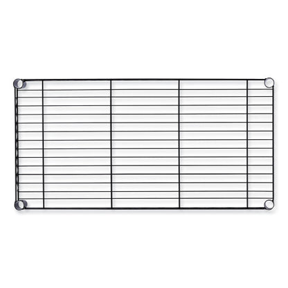 Alera Wire Shelving Garment Rack, 30 Garments, 36w x 18d x 75h, Black (ALEGR363618BL)