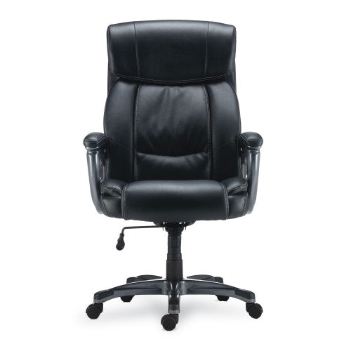 Alera Egino Big and Tall Chair, Supports Up to 400 lb, Black Seat/Back, Black Base (ALEEG44B19)