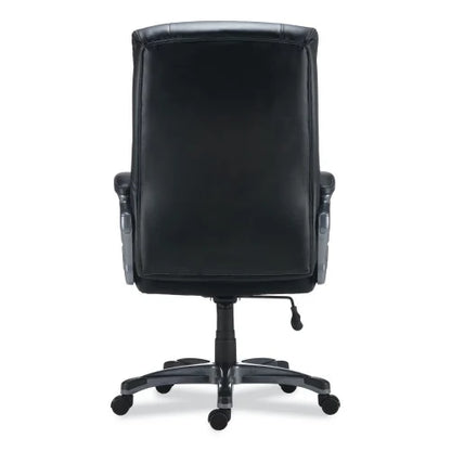Alera Egino Big and Tall Chair, Supports Up to 400 lb, Black Seat/Back, Black Base (ALEEG44B19)