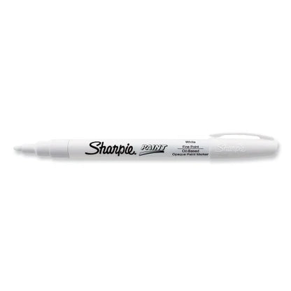 Sharpie Permanent Paint Marker, Fine Bullet Tip, White (35543)