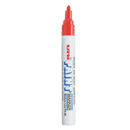 uni Paint Permanent Marker, Medium Bullet Tip, Red (63602)