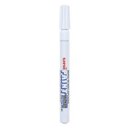uni Paint Permanent Marker, Fine Bullet Tip, White (63713)