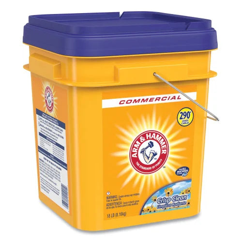 Arm & Hammer Powder Laundry Detergent, Crisp Clean, 18 lb Pail (3320001001)