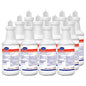 Diversey Crew Clinging Toilet Bowl Cleaner, Floral Scent, Liquid, 1 qt. Bottle, 12/CT (04578)